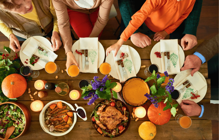 table setting in assisted living celebrating holiday traditions